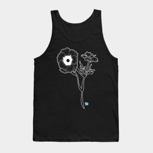 Butterfly Ranunculus Tank Top